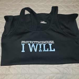 Sleeveless Under Armour tank